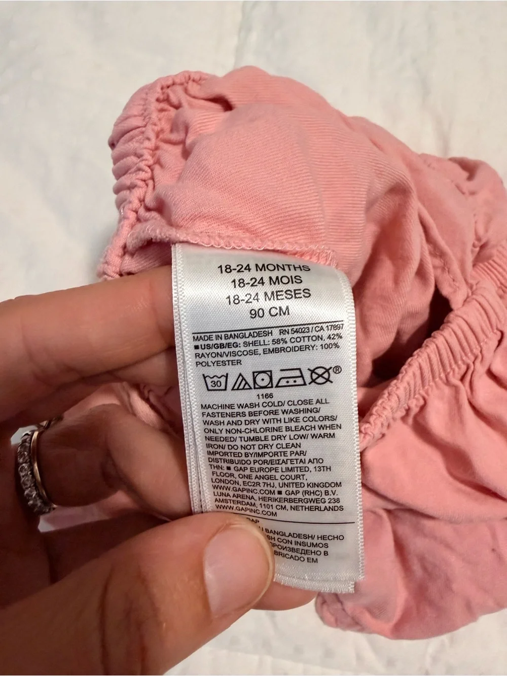 Baby GAP Pink Cotton Romper Duo - Ruffled & Embroidered Styles